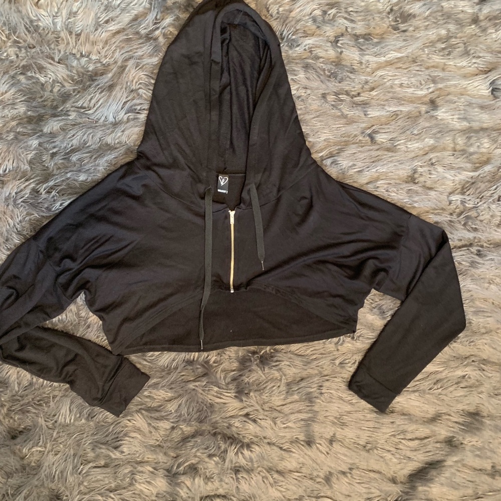 Crop zip up